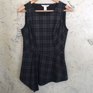 White House Black Market Peplum Top